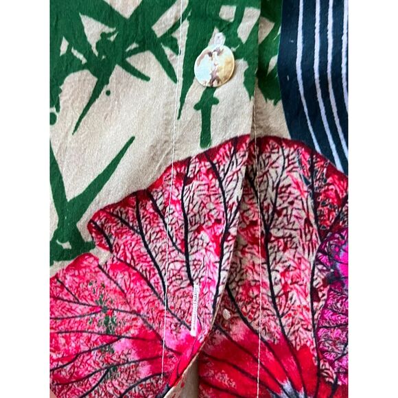 CITRON Santa Monica Multicolor Floral Button Up Shirt  Women's Size 2X - Picture 11 of 11